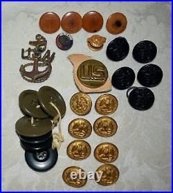 Usn11 Uss Vestal + Pearl Harbor Survivor, Certificates, Medals & Usn Dog Tag