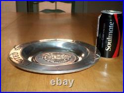 Usna United States Naval Academy, Pewter Metal Wall Plate/ Sign, Vintage USA