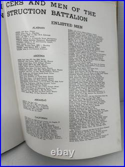 Usncb United States Navy Naval Construction Battalion 90th Seabees History Book