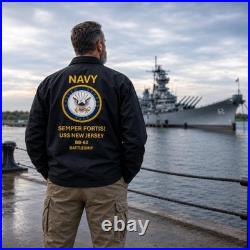 Uss Beatty Dd-756 Destroyer Coaches Jacket. Navy Official License