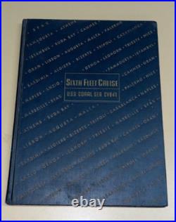 Uss Coral Sea Cvb-43 Sixth Fleet Deployment Cruise Book Year Log 1950-51