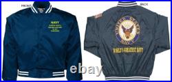 Uss Cutlass Ss-478 Submarineembroidered Satin Jacket Officially Licensed