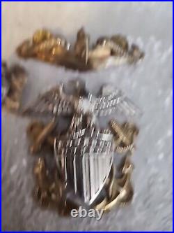 Uss Kentucky Ssbn-737 Officer's Badge Sterling +2- Sterling Officer Hat Badges