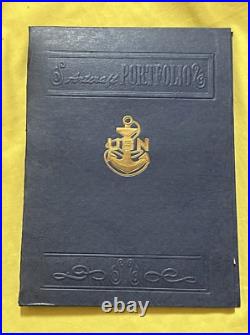 Uss New Jersey Bb-62 Navy Battleship Stationery Letterhead / Envelopes Ww II