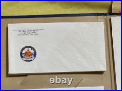 Uss New Jersey Bb-62 Navy Battleship Stationery Letterhead / Envelopes Ww II