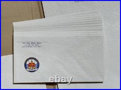 Uss New Jersey Bb-62 Navy Battleship Stationery Letterhead / Envelopes Ww II