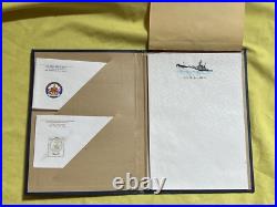 Uss New Jersey Bb-62 Navy Battleship Stationery Letterhead / Envelopes Ww II
