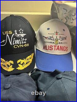 Uss Nimitz Military Official Blue Angels Mustangs Air Force Bush Airborne Lot 9