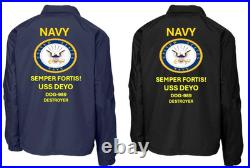 Uss O'bannon Dd-987 Destroyercoaches Jacket. Navy Official License
