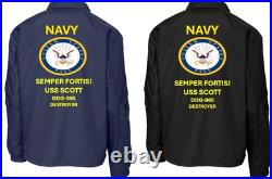 Uss O'bannon Dd-987 Destroyercoaches Jacket. Navy Official License