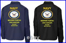 Uss O'bannon Dd-987 Destroyercoaches Jacket. Navy Official License
