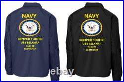 Uss O'bannon Dd-987 Destroyercoaches Jacket. Navy Official License