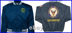 Uss Scranton Ssn-756submarineembroidered Satin Jacket Officially Licensed