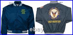 Uss Thresher Ssn-593 Embroidered Satin Jacket Officially Licensed