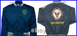 Uss Tirante Ss-420 Submarineembroidered Satin Jacket Officially Licensed