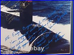 Uss West Virginia Ssbn 736 (g) Submarine Autograph Framed Picture Award Us Navy Uss West Virginia Ssbn 736 (g) Submarine Autograph Framed Picture Award Us Navy