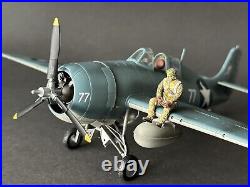 VERY RARE BBI Elite Force 132 WWII US Navy Grumman F4F Wildcat Fighter Aircraft