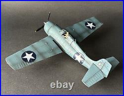 VERY RARE BBI Elite Force 132 WWII US Navy Grumman F4F Wildcat Fighter Aircraft