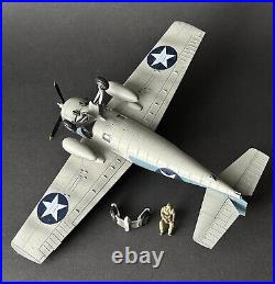 VERY RARE BBI Elite Force 132 WWII US Navy Grumman F4F Wildcat Fighter Aircraft