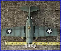 VERY RARE BBI Elite Force 132 WWII US Navy Grumman F4F Wildcat Fighter Aircraft