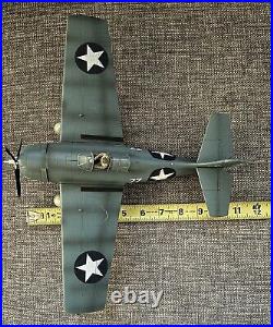 VERY RARE BBI Elite Force 132 WWII US Navy Grumman F4F Wildcat Fighter Aircraft