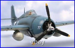 VERY RARE BBI Elite Force 132 WWII US Navy Grumman F4F Wildcat Fighter Aircraft