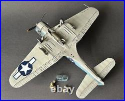 VERY RARE BBI Elite Force 132 WWII US Navy SBD Dauntless Dive Bomber Aircraft