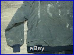 VINTAGE 1940's WW2 USN US NAVY DEPARTMENT DECK JACKET CONTRACT 97734 SIZE 38