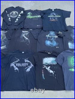 VINTAGE 2000s Lot of 11 Call of Duty Modern Warfare Shirts M-XXL