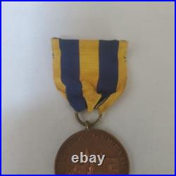 VINTAGE US Navy Marine 1898 Spanish Campaign Medal for Service Numbered 5901