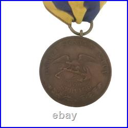 VINTAGE US Navy Marine 1898 Spanish Campaign Medal for Service Numbered 5901