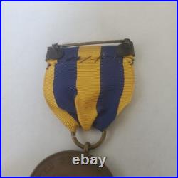 VINTAGE US Navy Marine 1898 Spanish Campaign Medal for Service Numbered 5901