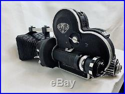 VTG 50s Arriflex 16 16mm Movie Cinema Camera Rotating Turret Motor Filter USN