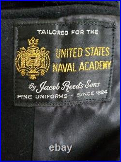 VTG US Naval Academy Midshipman's / Officer's Peacoat By Jacob Reed's Sons