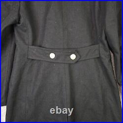 VTG US Navy AUTH Officer Long Wool Bridge Over Coat Pembroke Mens 38L Length 49