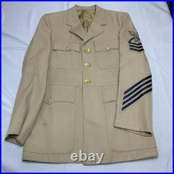 VTG US Navy Novakoff Bros Mens Khaki Uniform Set Fits S/M 30W CPO Storekeeper