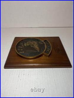 VTG VF-171 US Navy USN Brass Plaque Sign Fighter Squadron Cards Missile F-4J