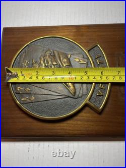 VTG VF-171 US Navy USN Brass Plaque Sign Fighter Squadron Cards Missile F-4J