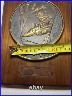 VTG VF-171 US Navy USN Brass Plaque Sign Fighter Squadron Cards Missile F-4J