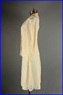 VTG Women's WWII Naval Reserve White Service Dress Uniform #2737 Navy WW2 WAVES