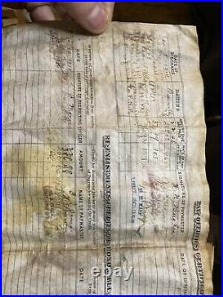 Very Important Signatures-January 6th 1910-1930s continuous service certificate