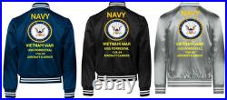 Vietnamuss Franklin D. Roosevelt Cva-42 Sisatin Jacketnavy Official License