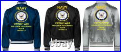 Vietnamuss Goldsborough Ddg-20 Sivinylsatin Jacketnavy Official License