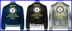 Vietnamuss Goldsborough Ddg-20 Sivinylsatin Jacketnavy Official License