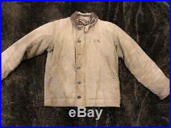 Vintage 1940s Original USN N-1 Deck Jacket Size 40