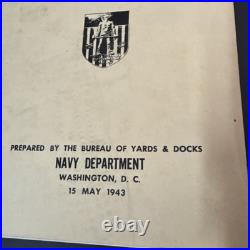 Vintage 1943 US Navy Seabee Items Of Interest Press Release Document Rare, HTF