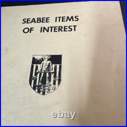 Vintage 1943 US Navy Seabee Items Of Interest Press Release Document Rare, HTF