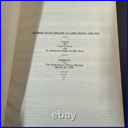 Vintage 1943 US Navy Seabee Items Of Interest Press Release Document Rare, HTF