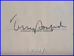 Vintage 1961 State Of NC Navy Certificate