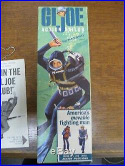 Vintage 1964 GI Joe Hasbro Action USN Navy Sailor withOriginal Box & Price tag